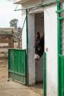Mijas, Spain. Donkeys at a local animal rescue sanctuary Art Print